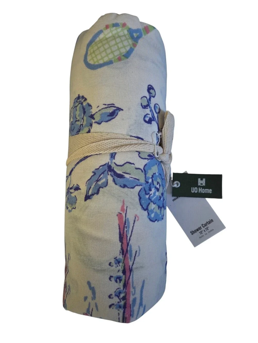 Urban Outfitters - NEW Preppy Toile Pattern Floral 72x72 Shower Curtain